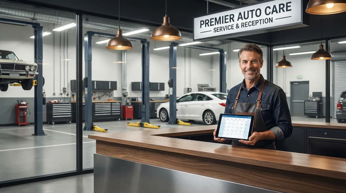 Assistant vocal IA pour garage automobile avec prise de rendez-vous automatisée