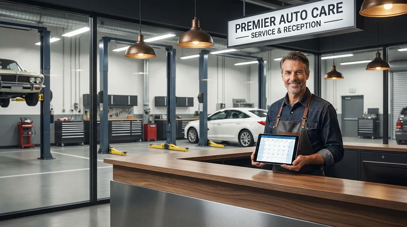 Assistant vocal IA pour garage automobile avec prise de rendez-vous automatisée