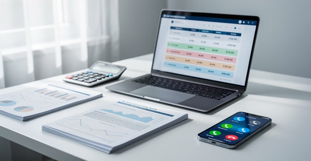 Comparaison de permanence telephonique tarif sur bureau professionnel avec devis et calculatrice